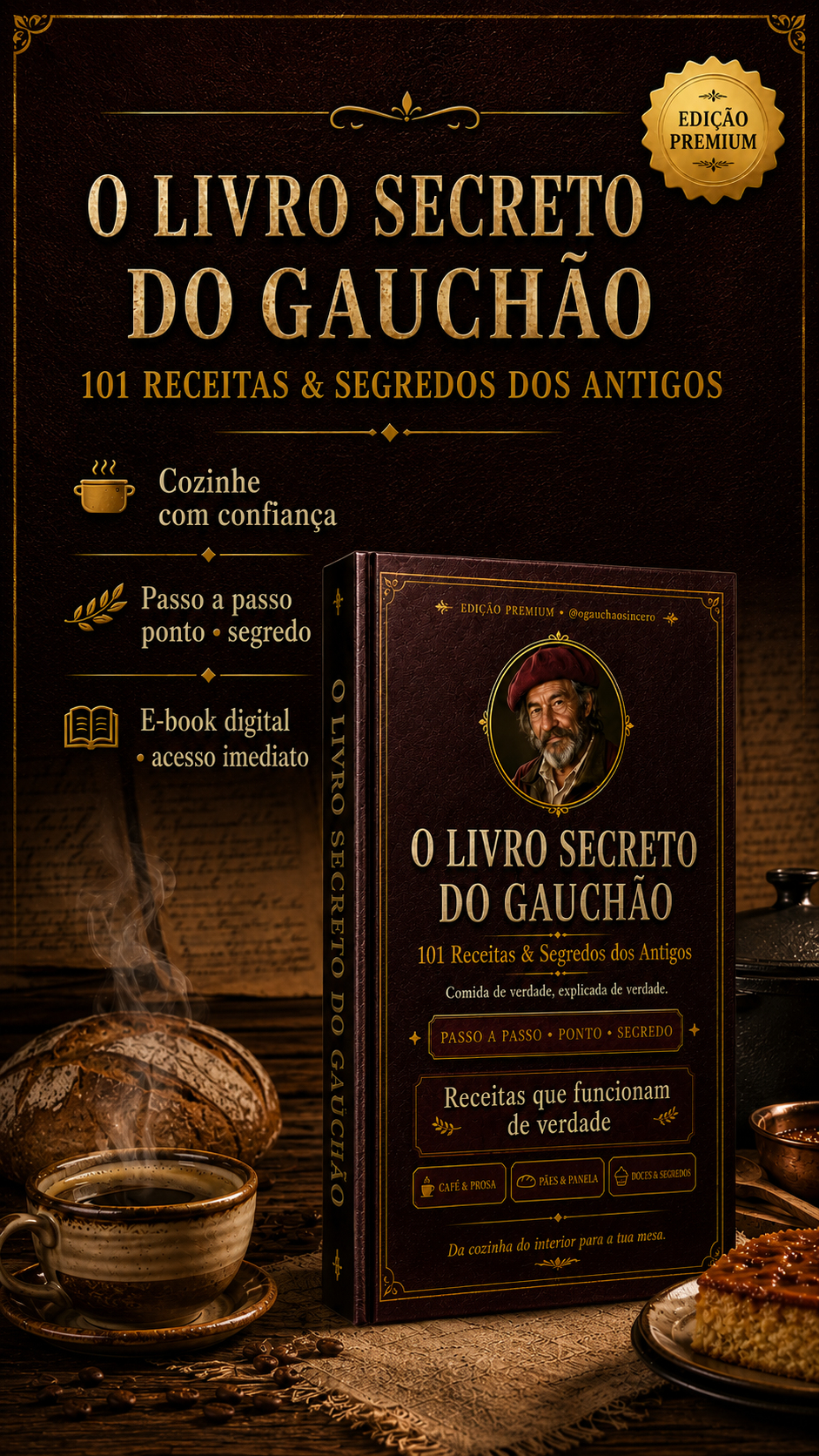 Capa do Livro Secreto do Gauchão